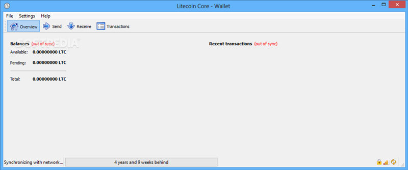 کیف پول Litecoin Core