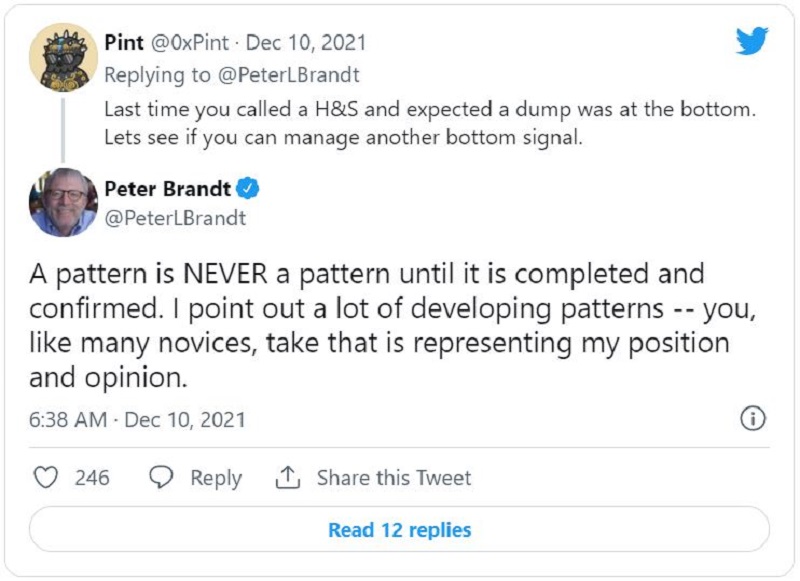 توییت پیتر برنت